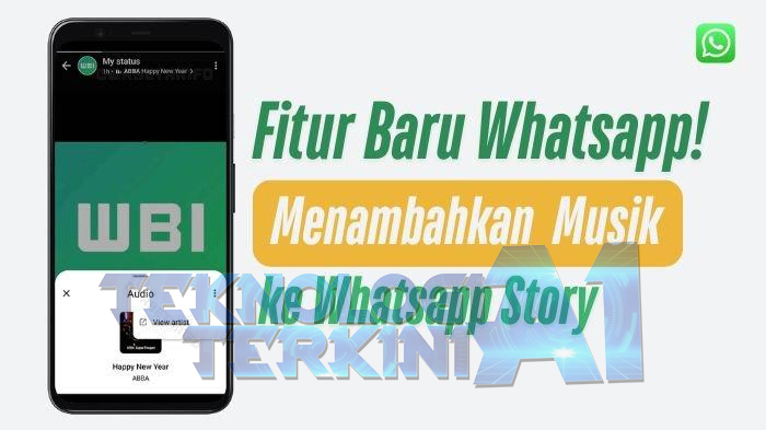 Gambar berikut adalah gambar WhatsApp Siapkan Fitur Baru untuk Status, Bisa Ditambah Musik