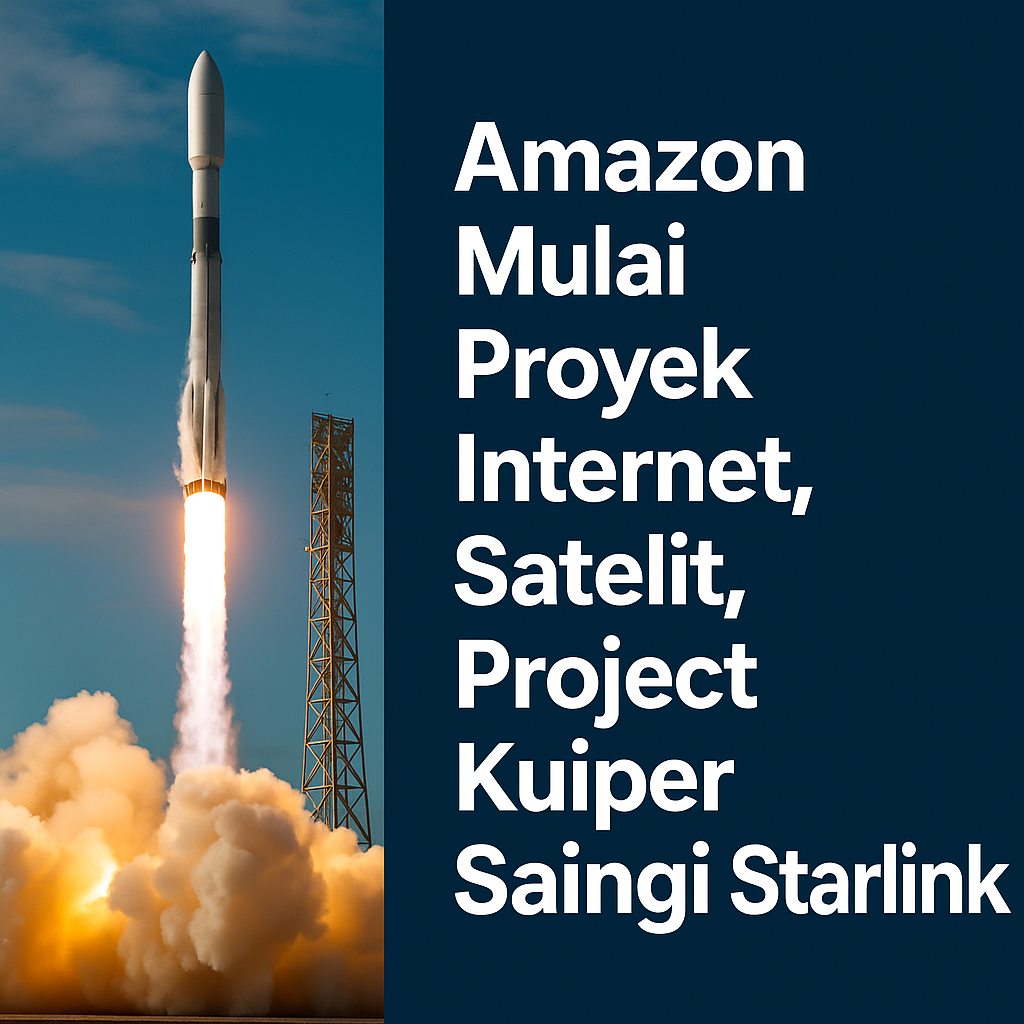 Amazon Mulai Proyek Internet Satelit, Project Kuiper Saingi Starlink